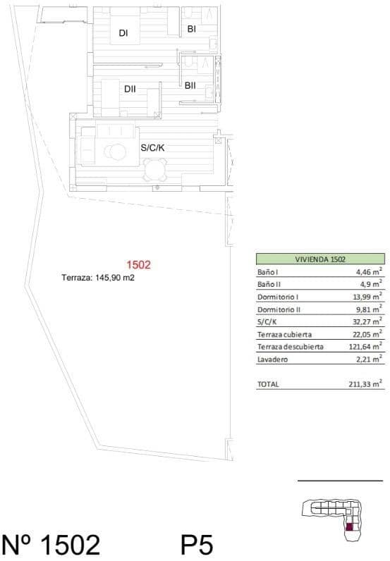 2 soveværelse Lejlighed til salg i San Miguel de Salinas med swimmingpool - € 289.900 (Ref: 9862935)