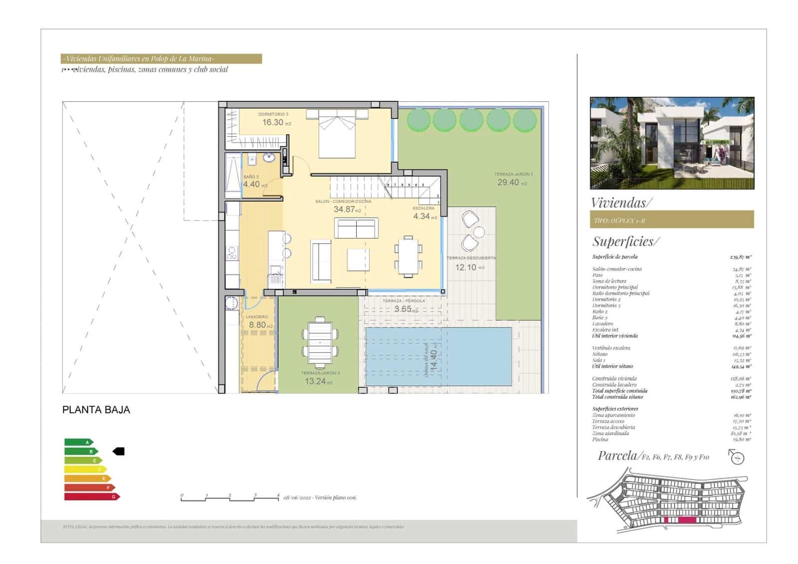 3 sypialnia Willa na sprzedaż w Polop z basenem - 625 000 € (Ref: 9863008)