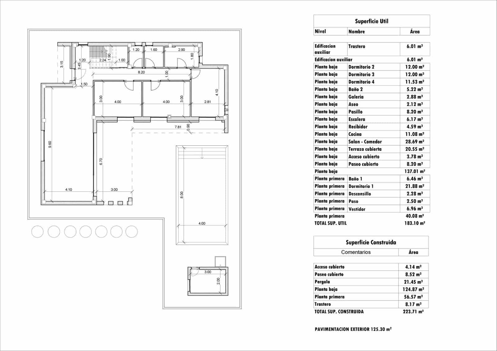 4 soveværelse Villa til salg i Aspe med swimmingpool - € 614.000 (Ref: 9863056)