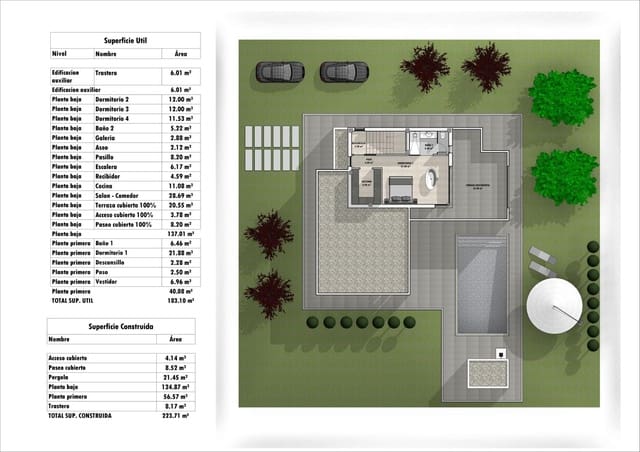 4 soveværelse Villa til salg i Aspe med swimmingpool - € 614.000 (Ref: 9863056)