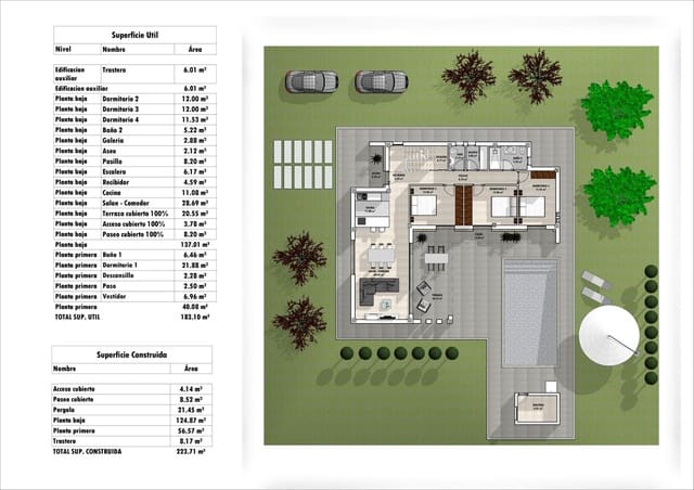 4 soveværelse Villa til salg i Aspe med swimmingpool - € 614.000 (Ref: 9863056)