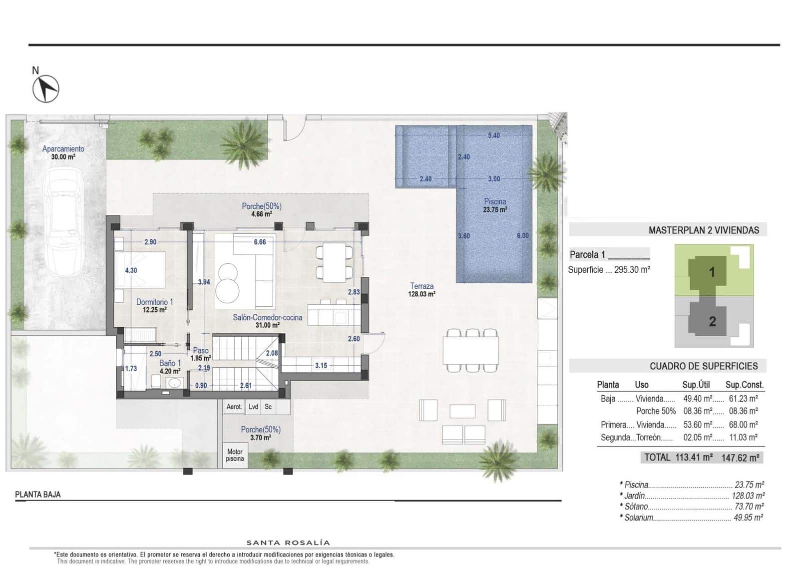 4 soverom Villa til salgs i Torre-Pacheco med svømmebasseng - € 785 000 (Ref: 9863162)