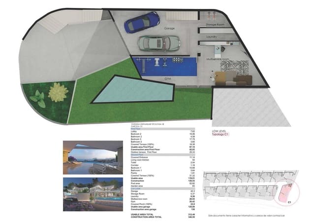 4 sypialnia Willa na sprzedaż w Benitachell / Benitatxell z basenem - 1 390 000 € (Ref: 9863280)
