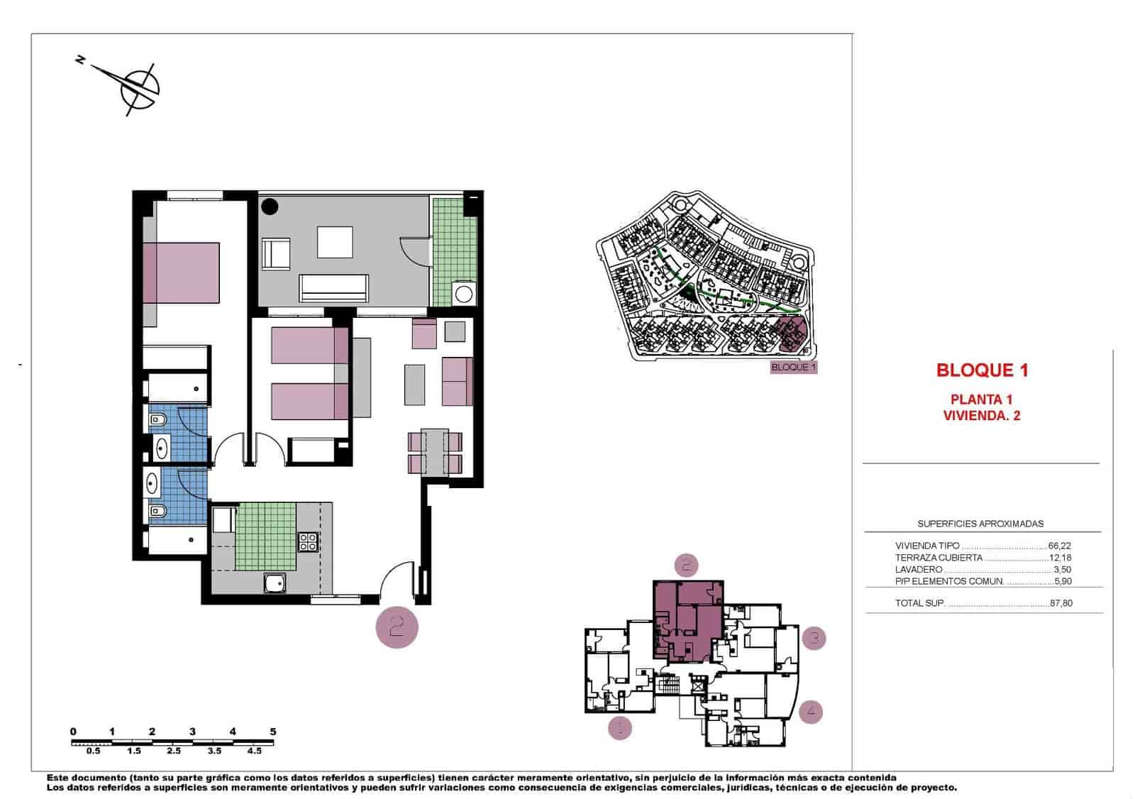 2 makuuhuone Huoneisto myytävänä paikassa Pilar de la Horadada mukana uima-altaan - 365 000 € (Ref: 9936882)