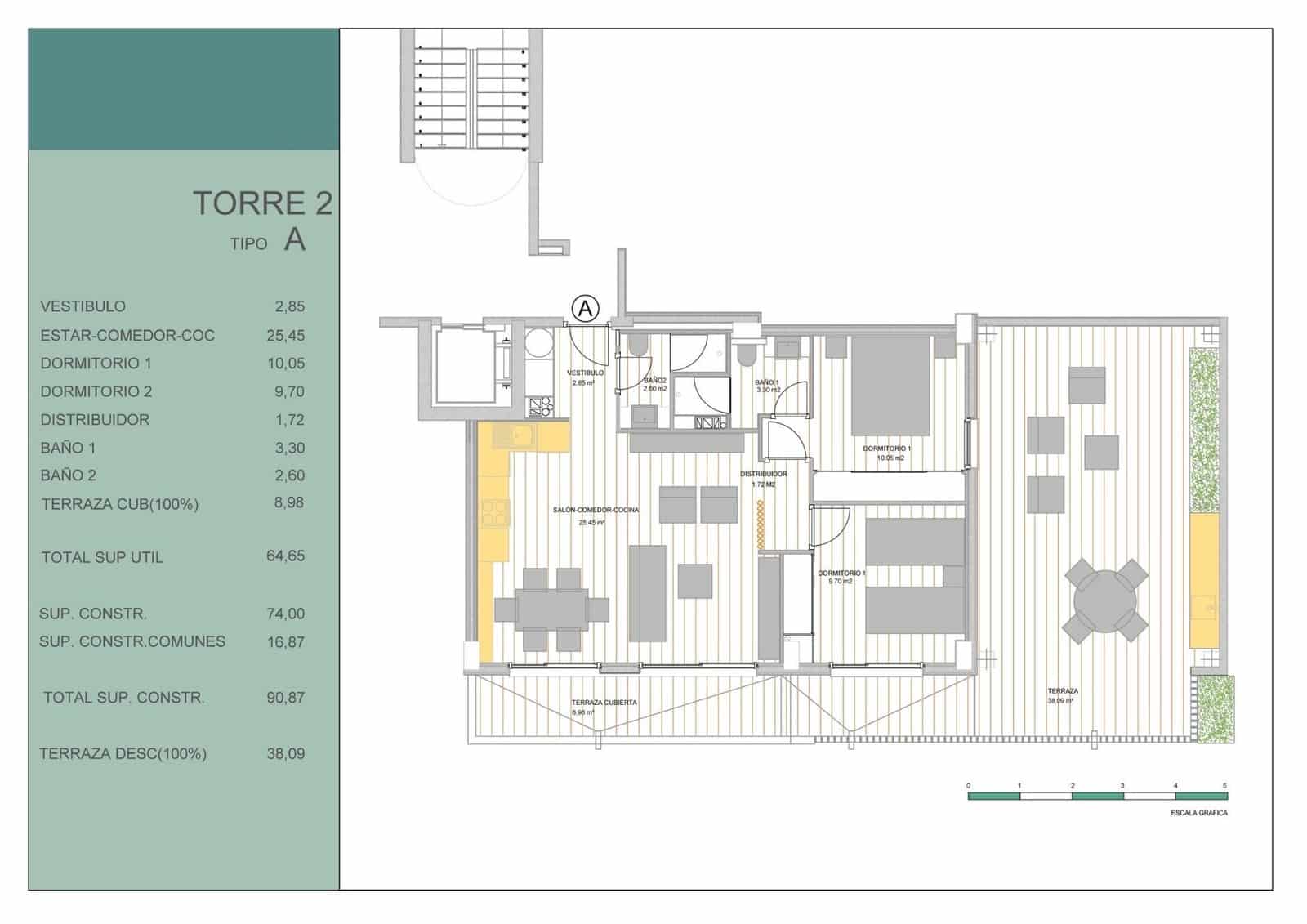 2 quarto Apartamento para venda em Guardamar del Segura com piscina garagem - 355 000 € (Ref: 9936884)