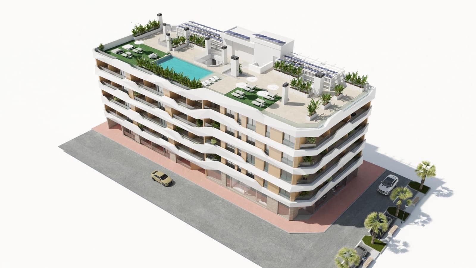 2 soveværelse Lejlighed til salg i Guardamar del Segura med swimmingpool garage - € 341.000 (Ref: 9936935)