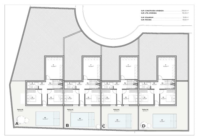 3 soverom Villa til salgs i Mazarrón med svømmebasseng - € 289 000 (Ref: 9936955)