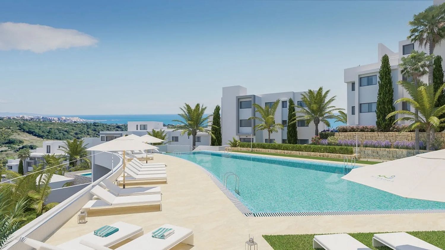 Apartamento de 2 habitaciones en Estepona en venta con piscina garaje - 485.000 € (Ref: 9815596)