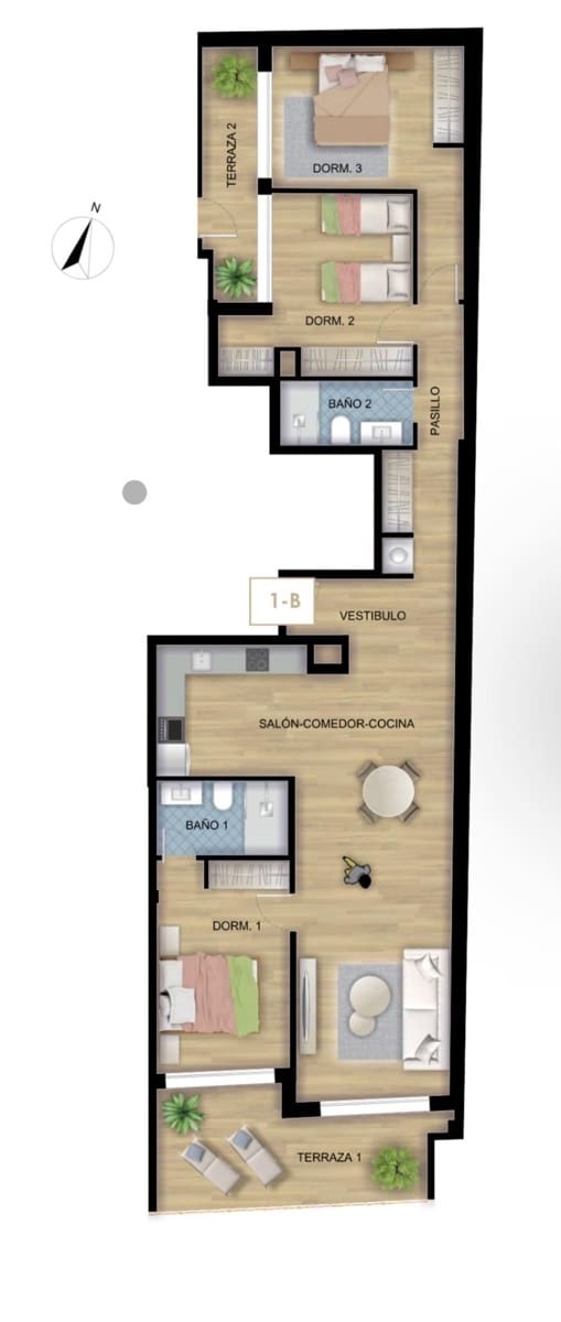 3 bedroom Apartment for sale in Torrevieja with pool garage - € 335,000 (Ref: 9759578)