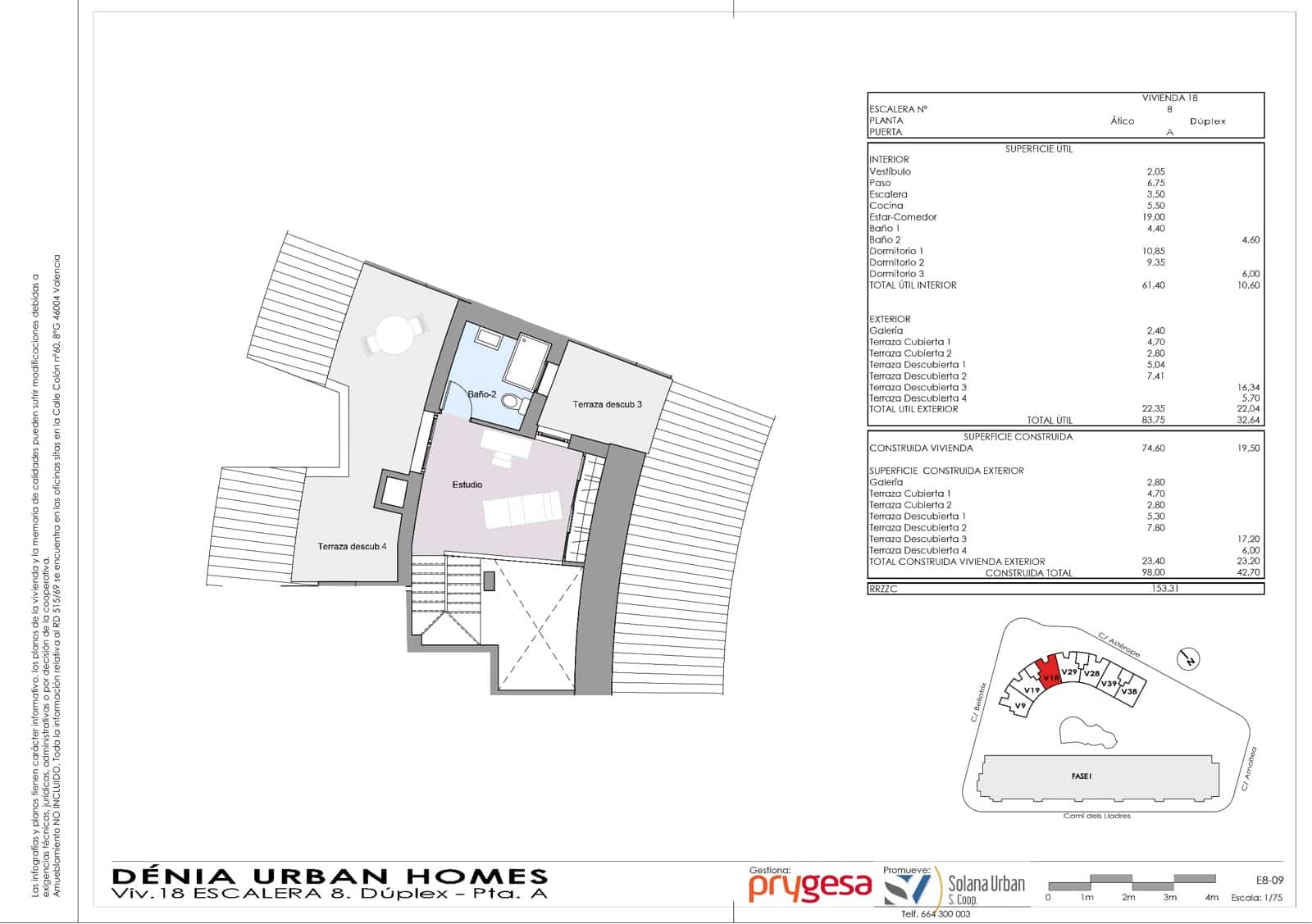 Penthouse for sale in Denia - € 435,000 (Ref: 8230388)