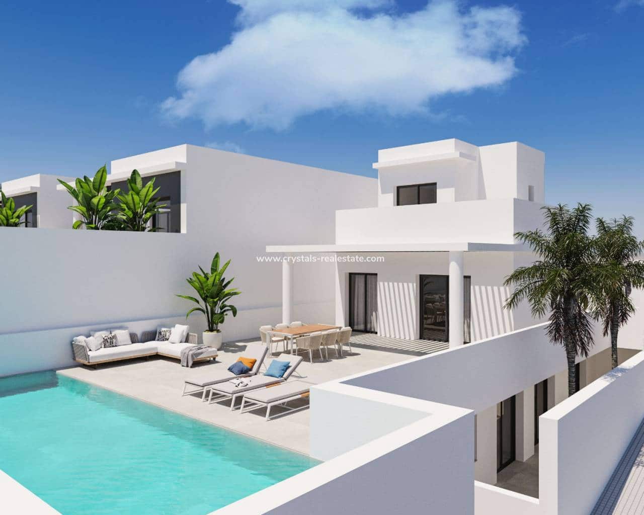 4 Zimmer Villa zu verkaufen in Ciudad Quesada mit Pool - 595.000 € (Ref: 10159947)