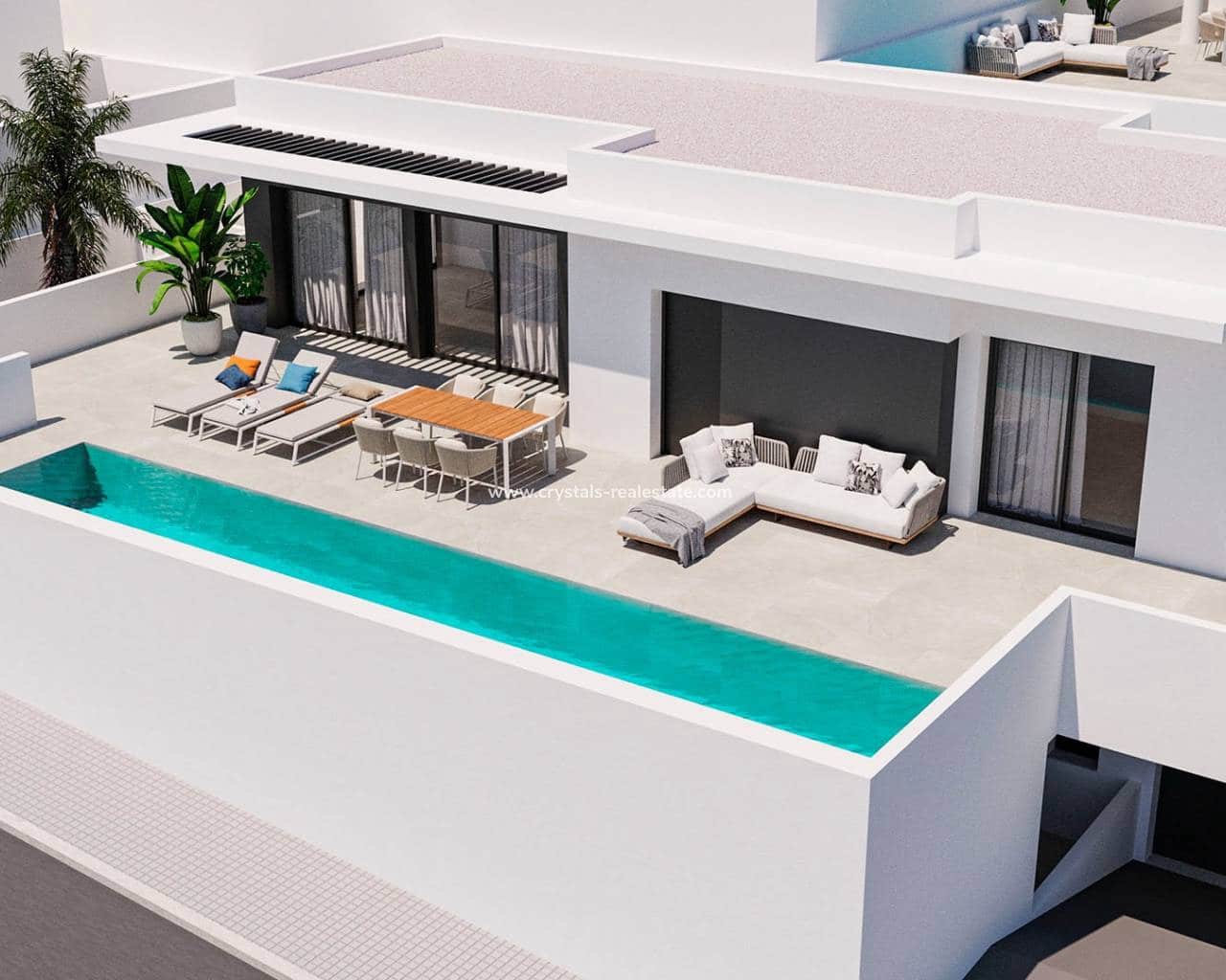 4 Zimmer Villa zu verkaufen in Ciudad Quesada mit Pool - 595.000 € (Ref: 10159947)