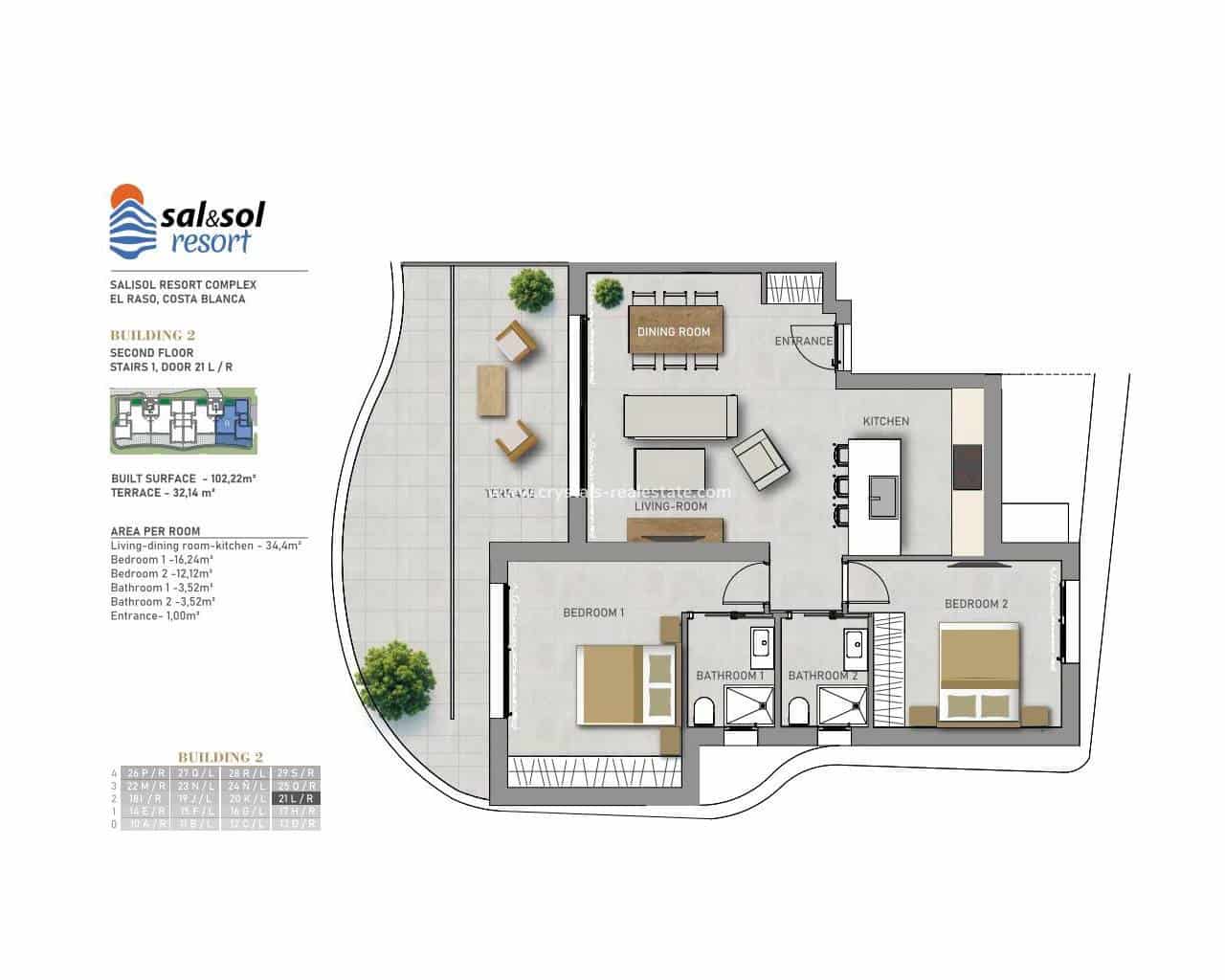Lejlighed til salg i El Raso med swimmingpool - € 264.000 (Ref: 10163239)
