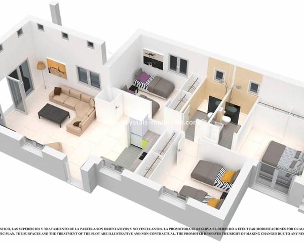 3 sypialnia Willa na sprzedaż w Las Lomas de Rame - Bahía Bella, Los Alcázares - 361 500 € (Ref: 8258268)