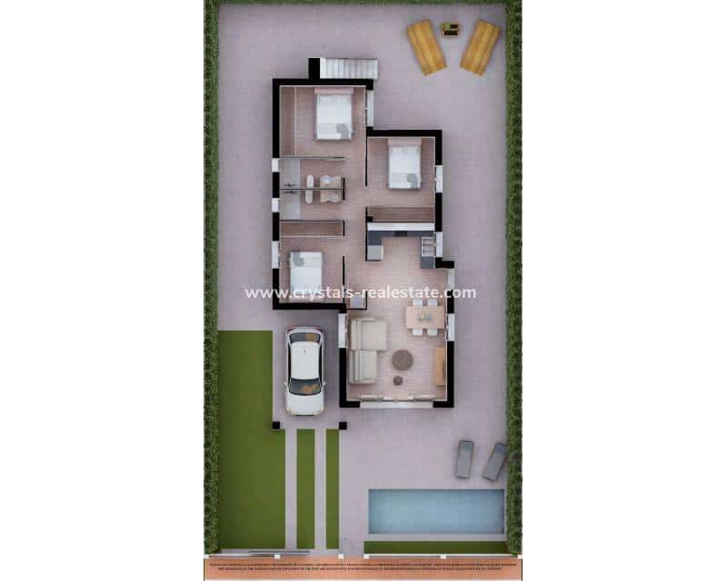 3 camera da letto Villa in vendita in Los Alcazares - 361.500 € (Rif: 8258268)