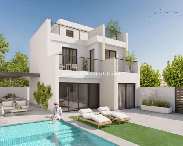 3 soveværelse Villa til salg i Los Narejos, Los Alcázares med swimmingpool garage - € 659.000 (Ref: 8846026)