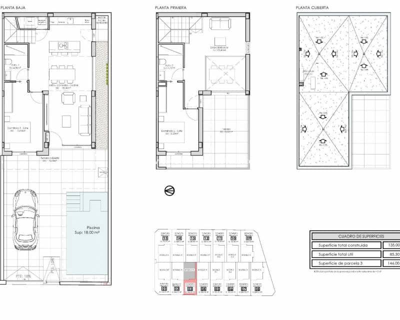 3 soveværelse Villa til salg i Benijofar med swimmingpool - € 359.900 (Ref: 9216501)