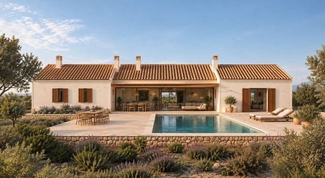 3 sovrum Finca/Hus på landet till salu i Muro med pool - 1 600 000 € (Ref: 10035010)