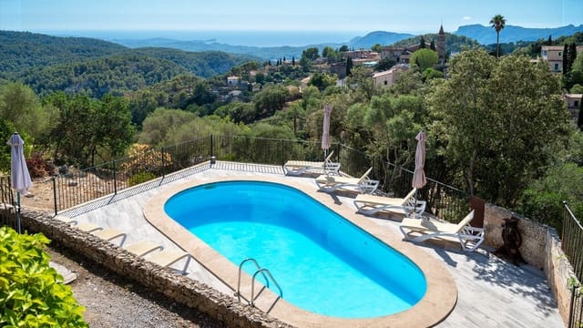 4 Zimmer Villa zu verkaufen in Galilea, Puigpunyent mit Pool - 2.150.000 € (Ref: 10115502)