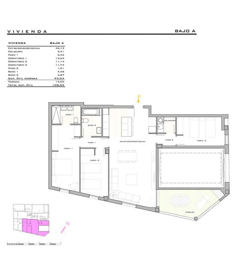 3 soveværelse Lejlighed til salg i Palma de Mallorca med garage - € 699.000 (Ref: 10186416)