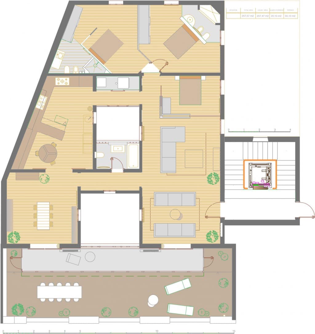 3 bedroom Penthouse for sale in Palma de Mallorca - € 1,440,000 (Ref: 7371636)