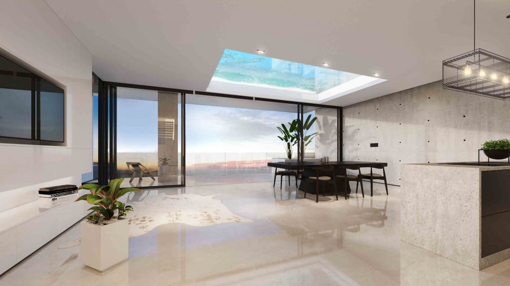 3 soverom Penthouse til salgs i Palma de Mallorca med svømmebasseng - € 2 850 000 (Ref: 7371705)