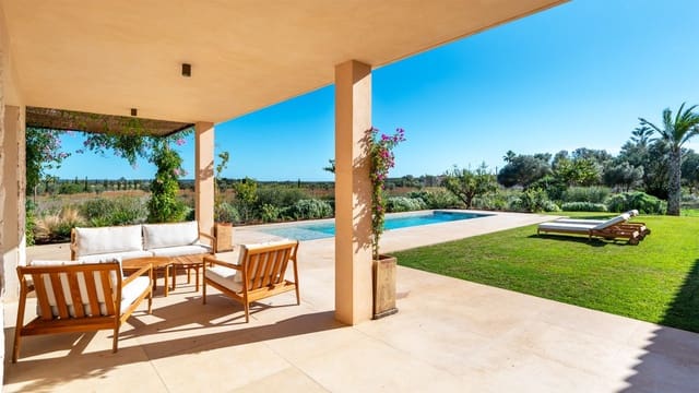 3 chambre Finca/Maison de Campagne à vendre à Sa Rapita / La Rapita, Campos avec piscine - 2 700 000 € (Ref: 8523476)