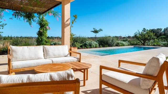 3 chambre Finca/Maison de Campagne à vendre à Sa Rapita / La Rapita, Campos avec piscine - 2 700 000 € (Ref: 8523476)
