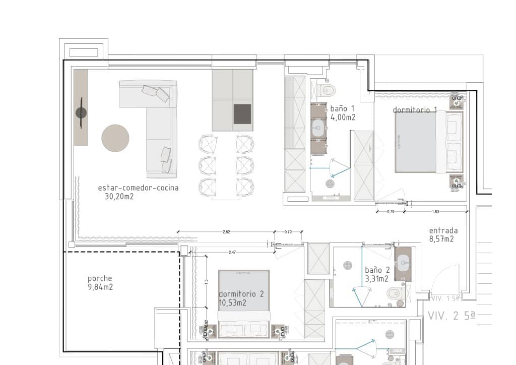 2 quarto Apartamento para venda em Palma de Mallorca com piscina - 745 000 € (Ref: 8523634)