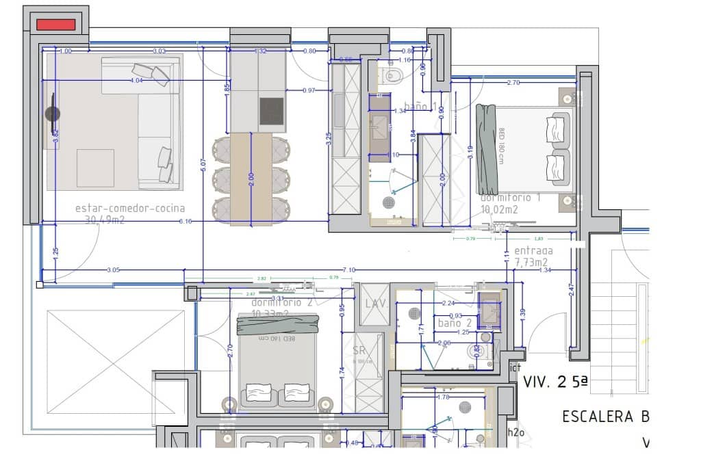 2 quarto Apartamento para venda em Palma de Mallorca com piscina - 745 000 € (Ref: 8523634)