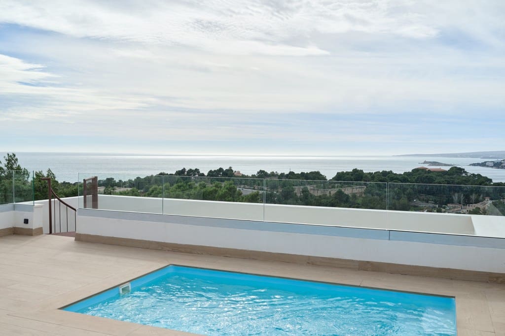 3 makuuhuone Kattohuoneisto myytävänä paikassa Palma de Mallorca mukana uima-altaan - 2 495 000 € (Ref: 8636315)