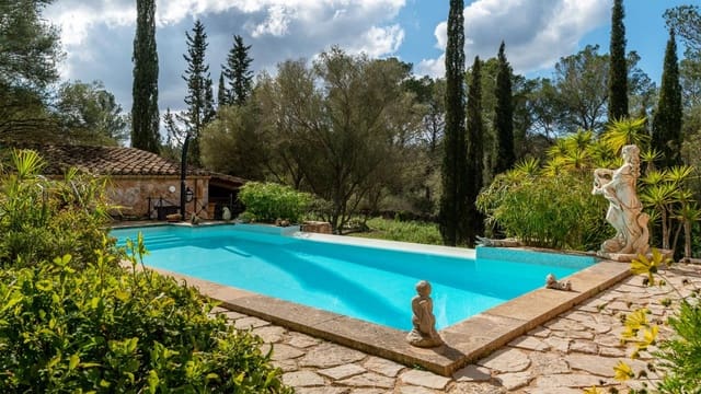 4 chambre Finca/Maison de Campagne à vendre à Algaida avec piscine garage - 2 850 000 € (Ref: 8815473)