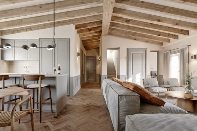 4 soverom Penthouse til salgs i Palma de Mallorca med svømmebasseng - € 2 590 000 (Ref: 8969960)