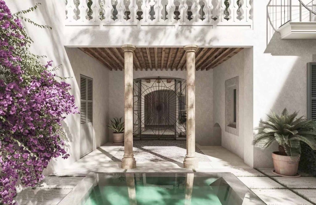 2 chambre Maison de Ville à vendre à Palma de Mallorca avec piscine - 1 950 000 € (Ref: 8969961)