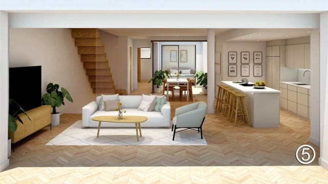 Casa en El Terreno, Palma de Mallorca en venta con piscina - 1.290.000 € (Ref: 9658332)