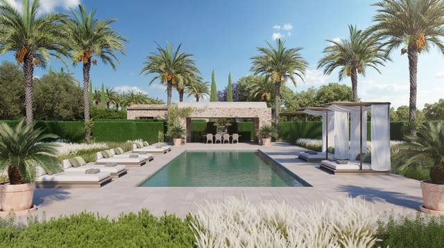 7 chambre Finca/Maison de Campagne à vendre à Ses Covetes, Campos avec piscine - 9 700 000 € (Ref: 9822379)