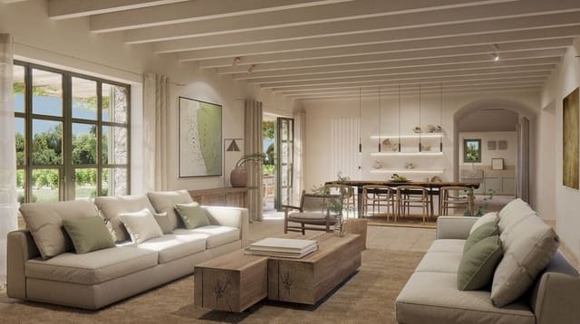7 chambre Finca/Maison de Campagne à vendre à Ses Covetes, Campos avec piscine - 9 700 000 € (Ref: 9822379)