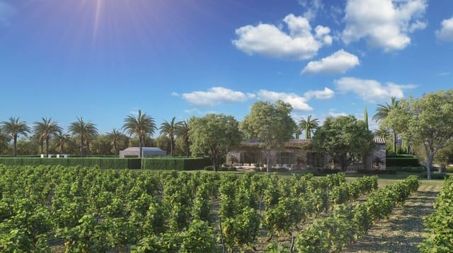 7 chambre Finca/Maison de Campagne à vendre à Ses Covetes, Campos avec piscine - 9 700 000 € (Ref: 9822379)