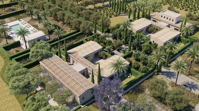 7 chambre Finca/Maison de Campagne à vendre à Ses Covetes, Campos avec piscine - 9 700 000 € (Ref: 9822379)