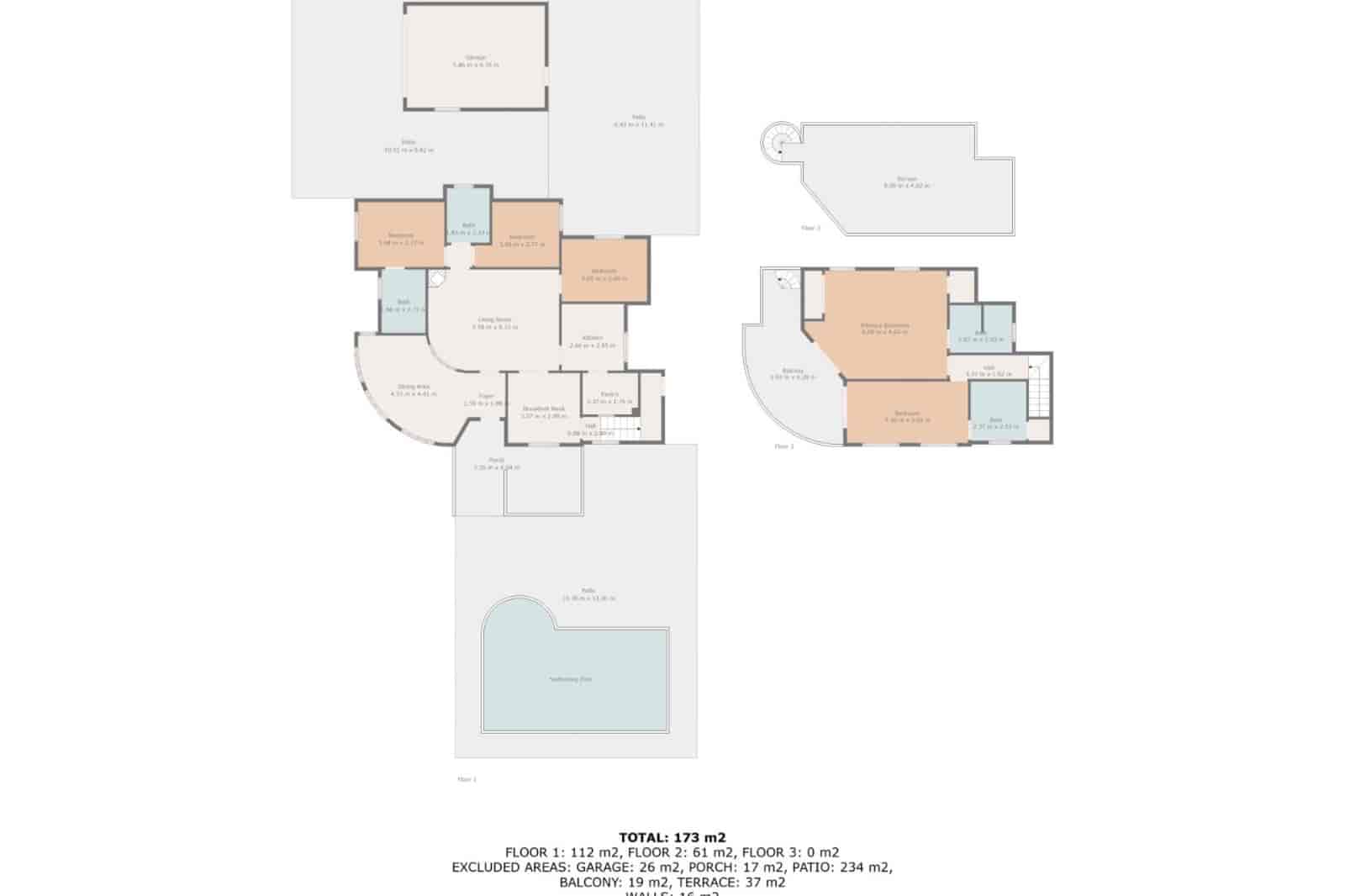 5 bedroom Villa for sale in San Fulgencio with pool garage - € 500,000 (Ref: 9148458)
