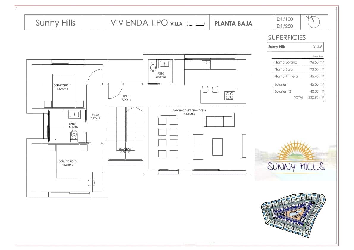 5 sypialnia Willa na sprzedaż w Finestrat z basenem garażem - 859 900 € (Ref: 9714294)