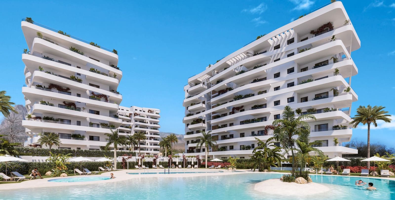 2 soverom Strandleiligheter til salgs i La Villajoyosa / Vila Joiosa med svømmebasseng garasje - € 424 000 (Ref: 9726182)