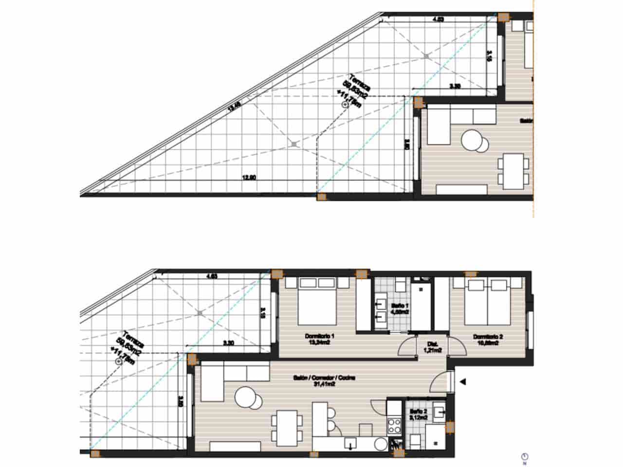 2 bedroom Flat for sale in Torrox with pool garage - € 343,000 (Ref: 9437848)