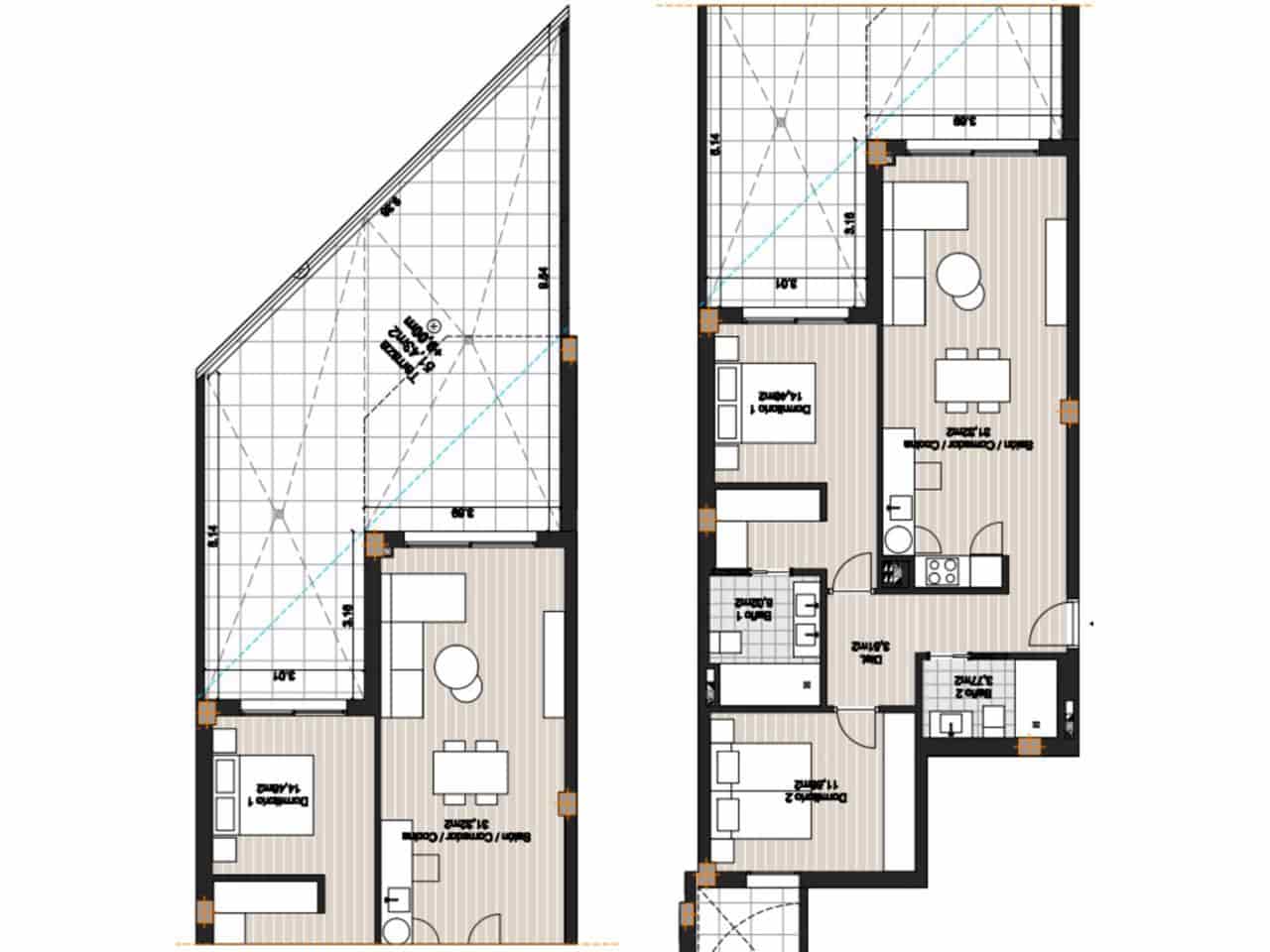 2 bedroom Flat for sale in Torrox with pool garage - € 343,000 (Ref: 9437848)