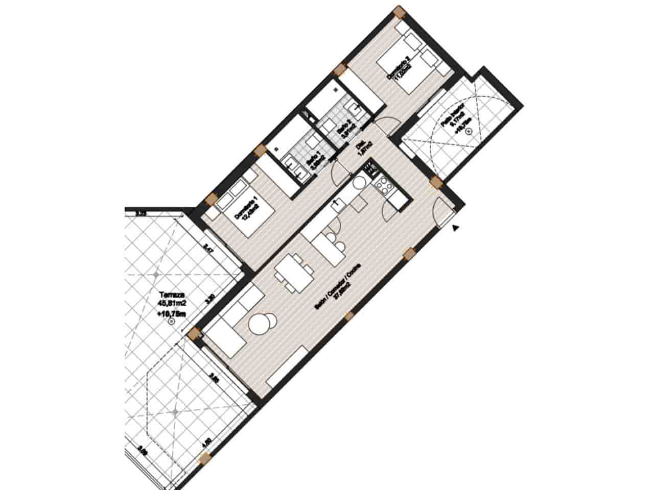 2 bedroom Flat for sale in Torrox with pool garage - € 343,000 (Ref: 9437848)