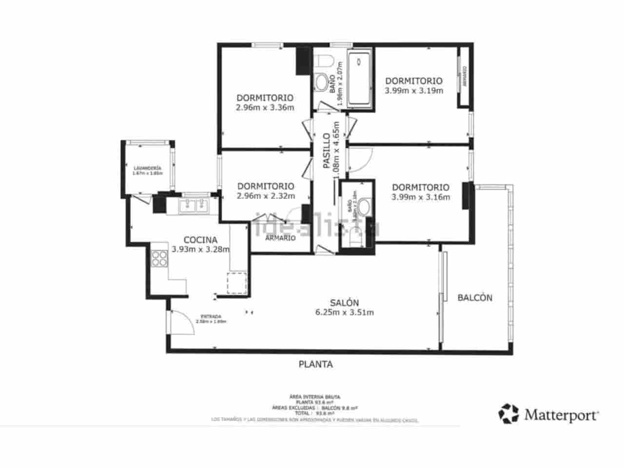 4 makuuhuone Asunto myytävänä paikassa Malaga kaupunki mukana 
autotalli - 380 000 € (Ref: 9478521)