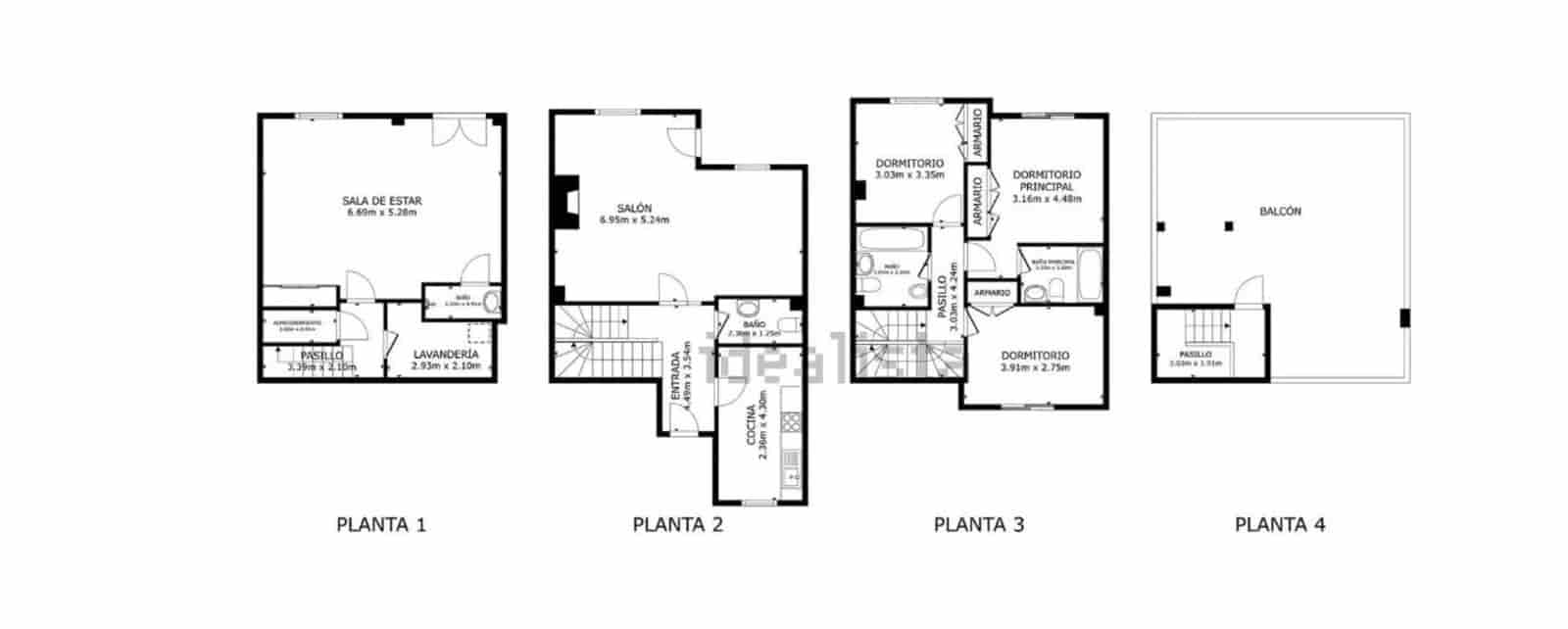 4 Zimmer Reihenhaus zu verkaufen in Rincon de la Victoria - 450.000 € (Ref: 9809155)