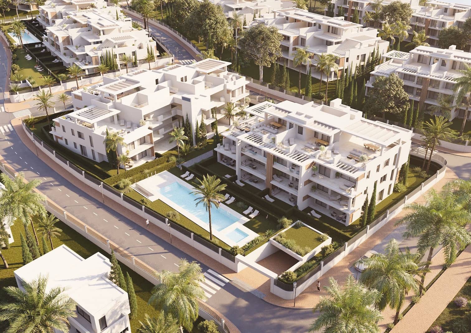 2 soveværelse Lejlighed til salg i New Golden Mile med swimmingpool garage - € 695.000 (Ref: 9312169)