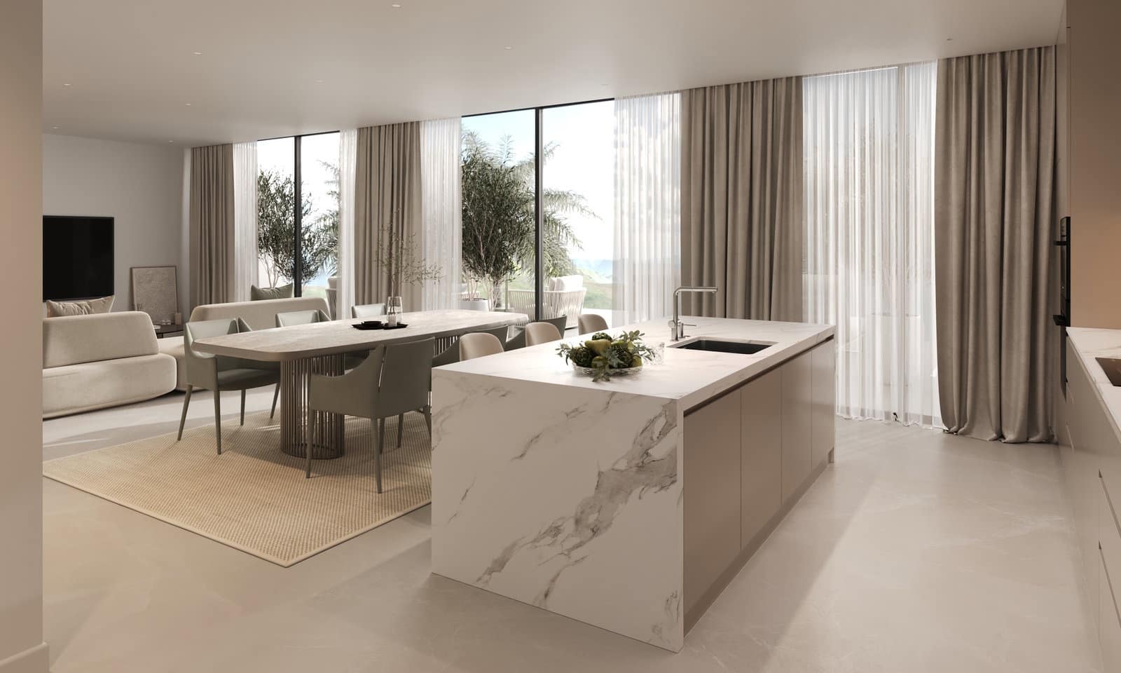 3 Zimmer Apartment zu verkaufen in Estepona mit Pool Garage - 480.000 € (Ref: 9314522)