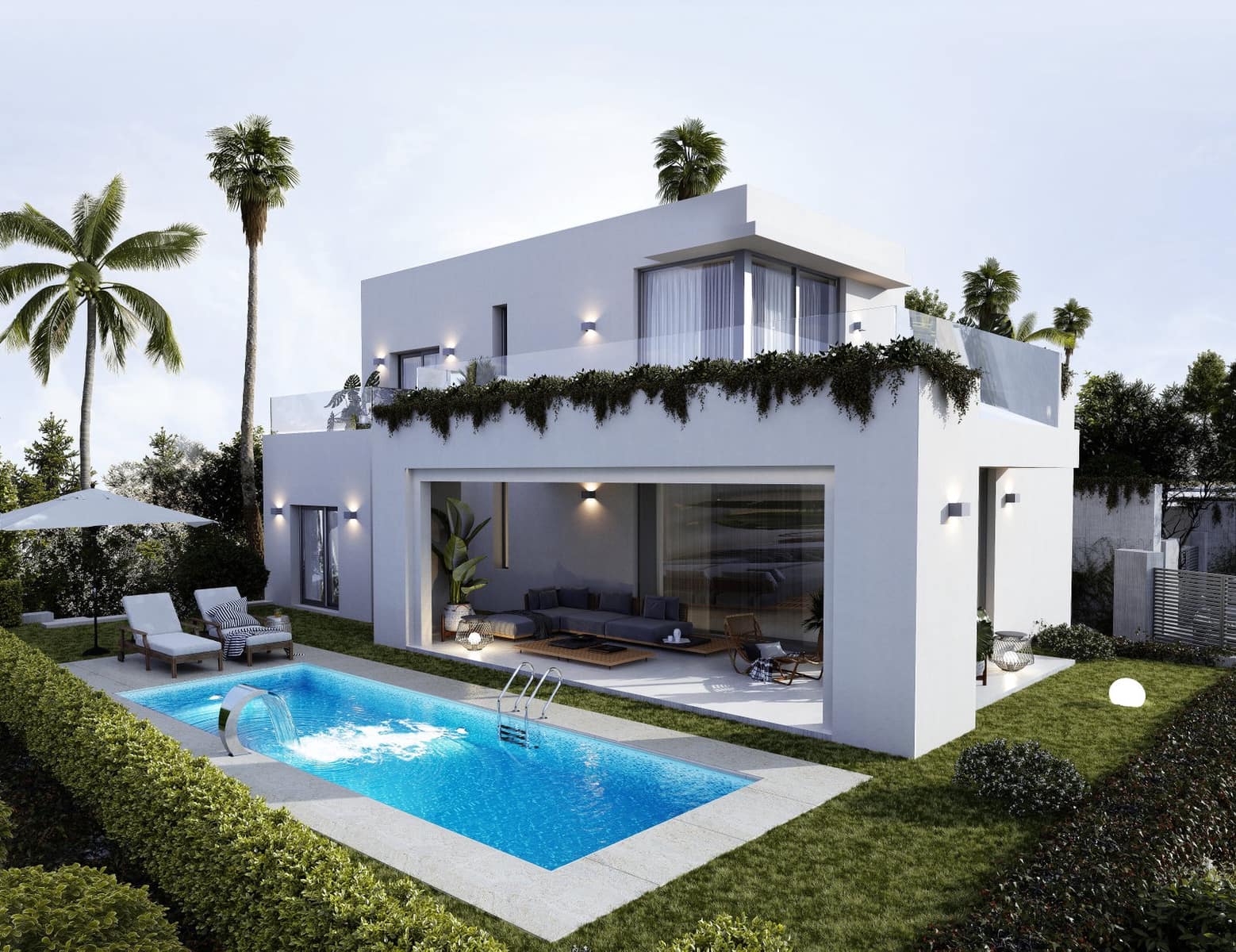 4 sovrum Villa till salu i Mijas med pool garage - 1 975 000 € (Ref: 9319967)